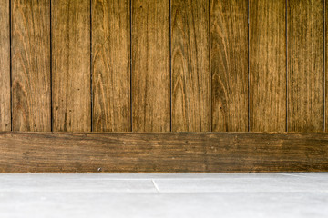 Wood background brown old vertical and floor