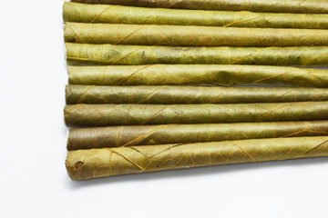 smoker and cigarette