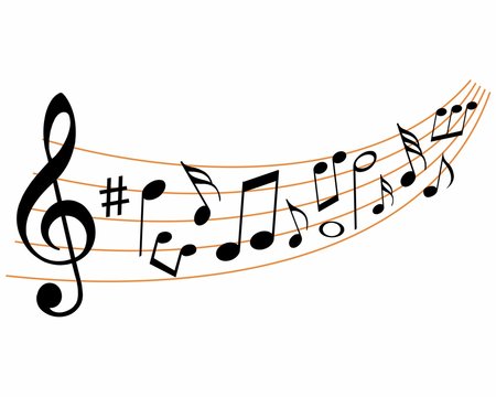musical notes rhythm melody