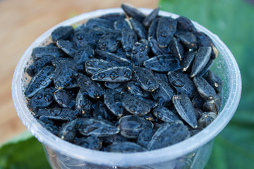 Sunflower seed in bowl