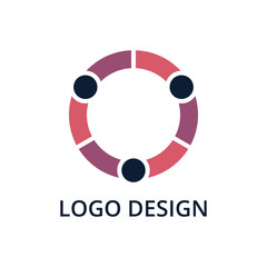 Vector illustration of people logo