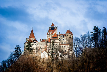 Fototapeta na wymiar Bran Castle, Transylvania, Romania, known as 