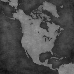 Map of North America - Blank Map