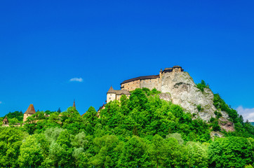 Fototapeta na wymiar Oravsky Hrad Castle, Slovakia