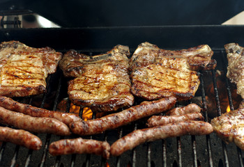 The grill for bbq