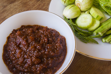 Roasted chili paste with Vegetable