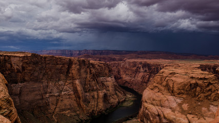 Wolken über Horse Shoe