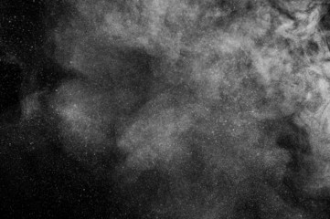 abstract white dust explosion