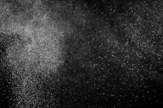 abstract white dust explosion