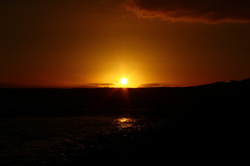 Sunset on the Canary Islands (Tenerife, Spain)
