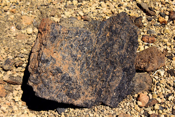 Desert near Teide volcano (Tenerife, Canarian Islands, Spain)
