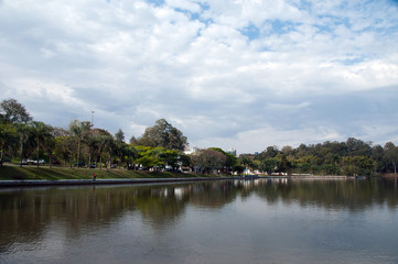Naklejka na ściany i meble Lago Igapó, Londrina, Paraná