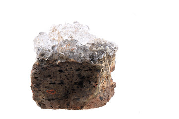 hyalite mineral isolated