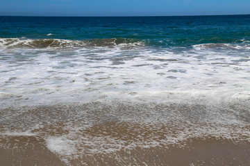 waves on beach