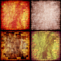 Grunge abstract background collage.