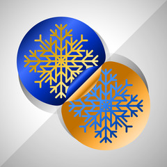 Snowflake stickers for decoration, as part of other designs and for other creative purposes.
Editable vector with several layers.
Eps 10