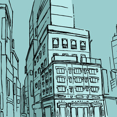Vector Drawing Buildings