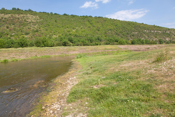 Fototapeta na wymiar summer lanscape with river