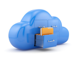 Cloud storage concept
