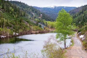 .  Beautiful lake in the mountains, called Amut..