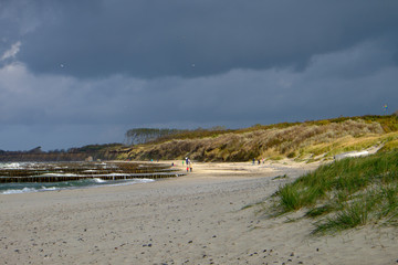 Strand im Ostseebad Wustrow, Mecklenburg-Vorpommern, Deutschland