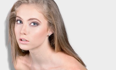 Fototapeta premium Human Face, Women, Fashion Model.