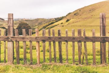 Obraz premium Old Wooden Fence