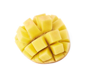 Mango fruit hadgehog isolated