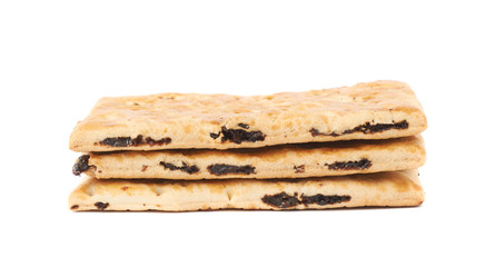 Cracker raisin cookies composition