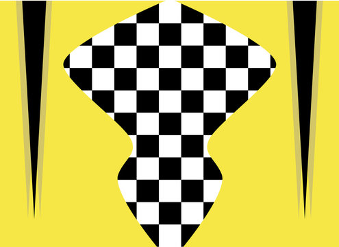 background vector checkered flag. Sports wallpaper