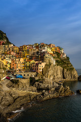 Fototapeta na wymiar Village of Manarola, Cinque Terre, Italy 