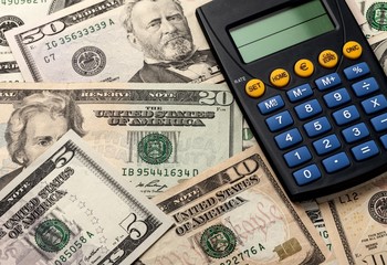 Calculator, Currency, Finance.