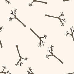 tree , cartoon seamless pattern background