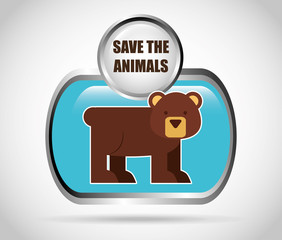 Obraz premium save the animals