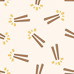tableware chopsticks , cartoon seamless pattern background