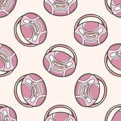 style radio , cartoon seamless pattern background