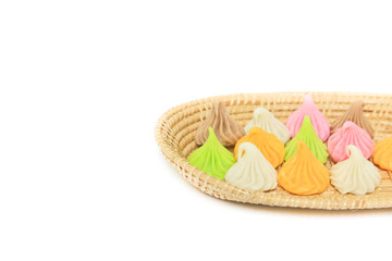 Traditional Thai style sweet dessert (A-lua). Made from Wheat fl