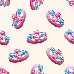 playground facilities , cartoon seamless pattern background