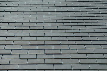 horizontal picture of slates on a roof