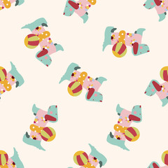 animal dog cartoon , cartoon seamless pattern background