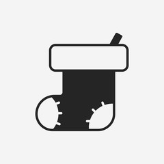 Christmas socks icon