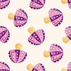 mushroom cartoon , cartoon seamless pattern background