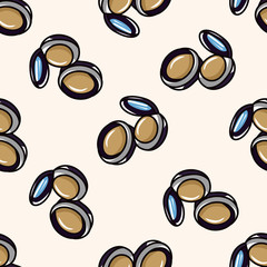cosmetics , cartoon seamless pattern background