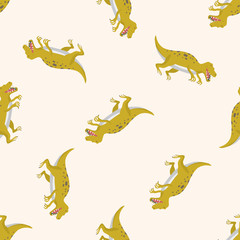 dinosaur cartoon , cartoon seamless pattern background