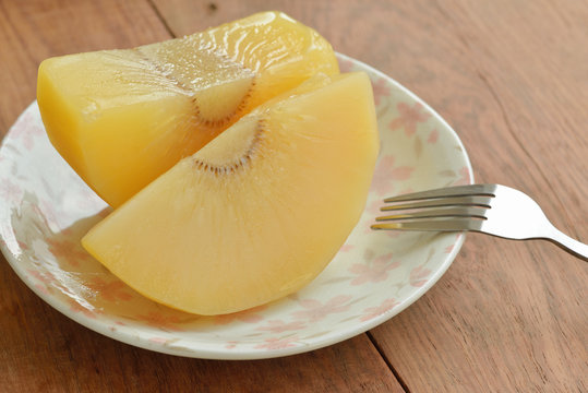 Breadfruit in Syrup Sakay Chuem Sakay Chuem Thai Dessert in plat