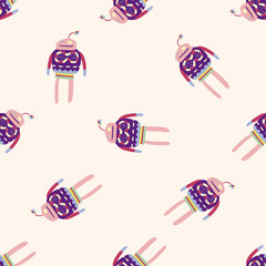 robot , cartoon seamless pattern background
