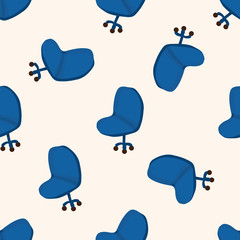 furniture theme chair sofa , cartoon seamless pattern background