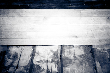 wood floor and dirty wall surface of wooden