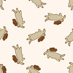 animal cat cartoon , cartoon seamless pattern background