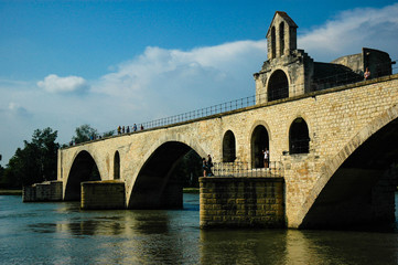 Fototapeta na wymiar The Bridge in Avignon